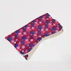 Бордовый муфта для рук на коляску, на кнопках