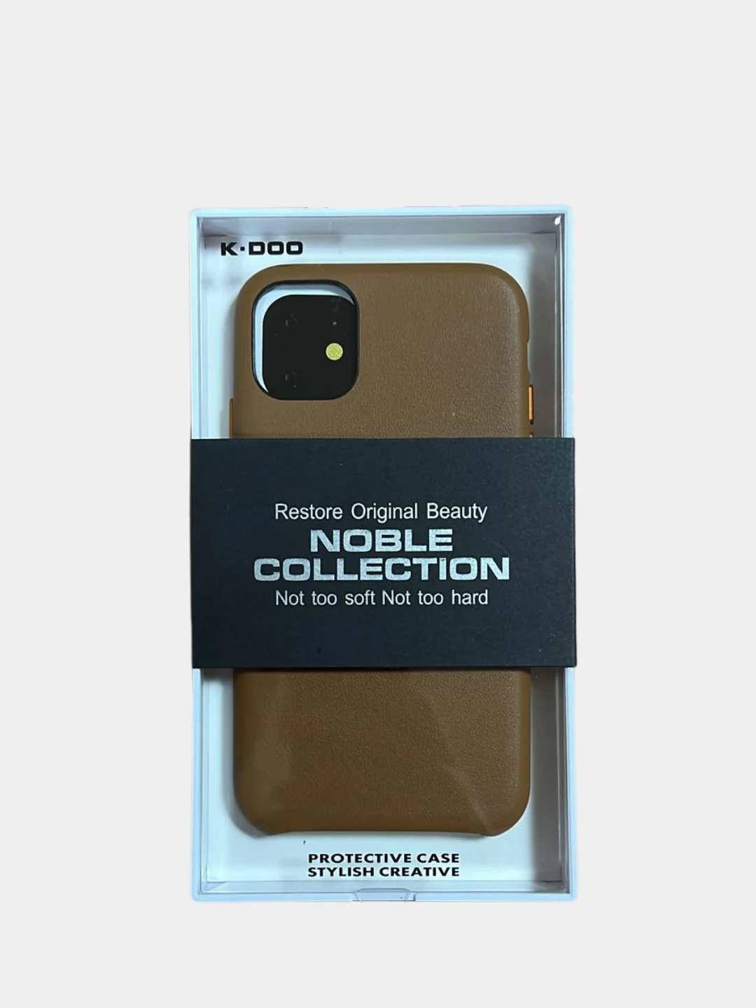 Коричневый чехол K-Doo Noble Collection для iPhone 11, 11 Pro, 11 Pro Max