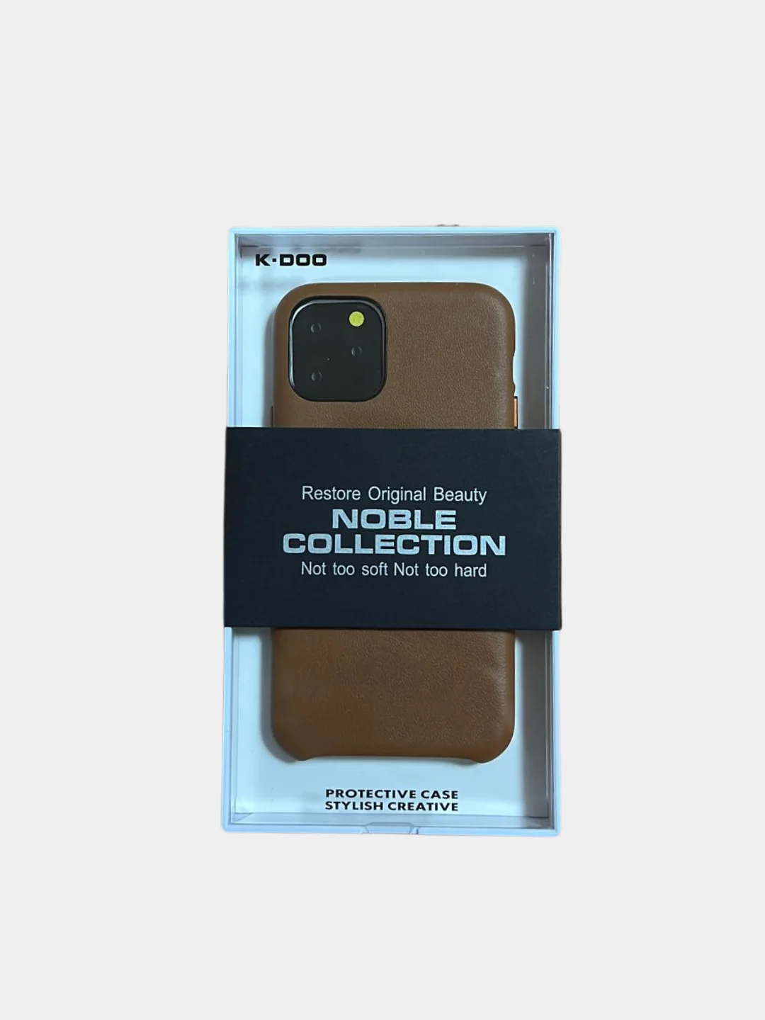Коричневый чехол K-Doo Noble Collection для iPhone 11, 11 Pro, 11 Pro Max