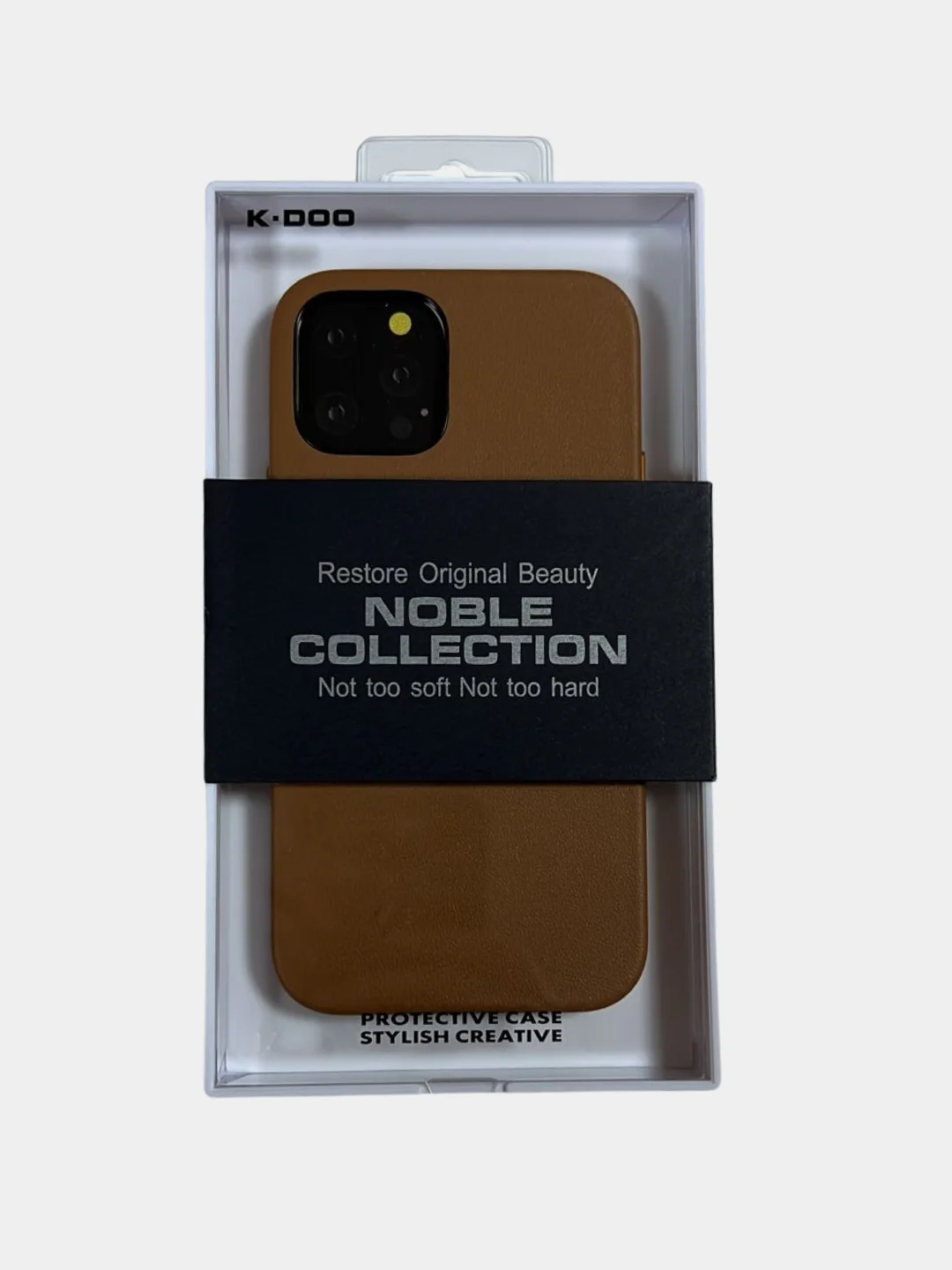 Коричневый чехол K-Doo Noble Collection для iPhone 12 / 12 Pro , 12 Pro Max , 12 mini