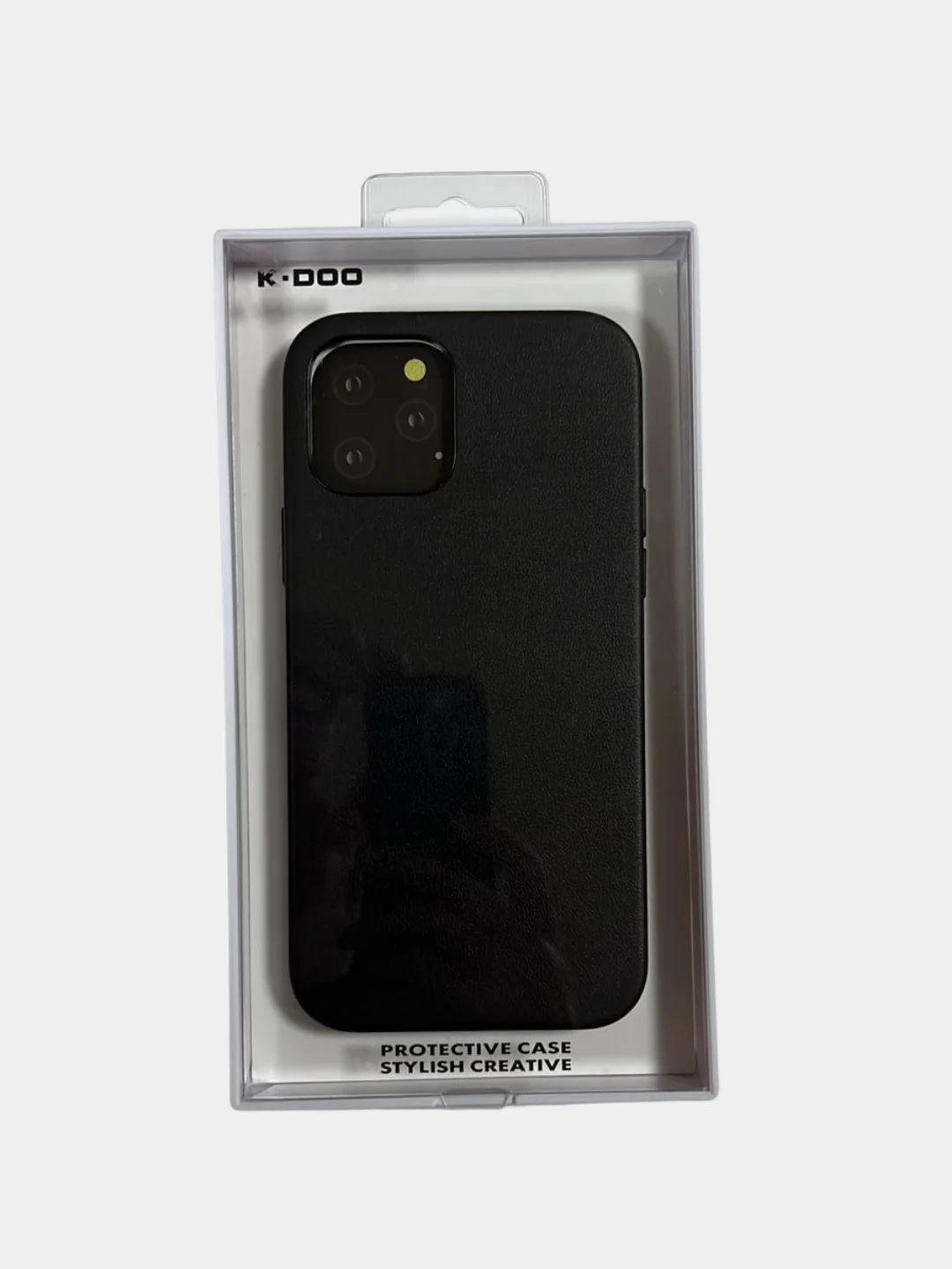 Черный чехол K-Doo Noble Collection для iPhone 12 / 12 Pro , 12 Pro Max , 12 mini
