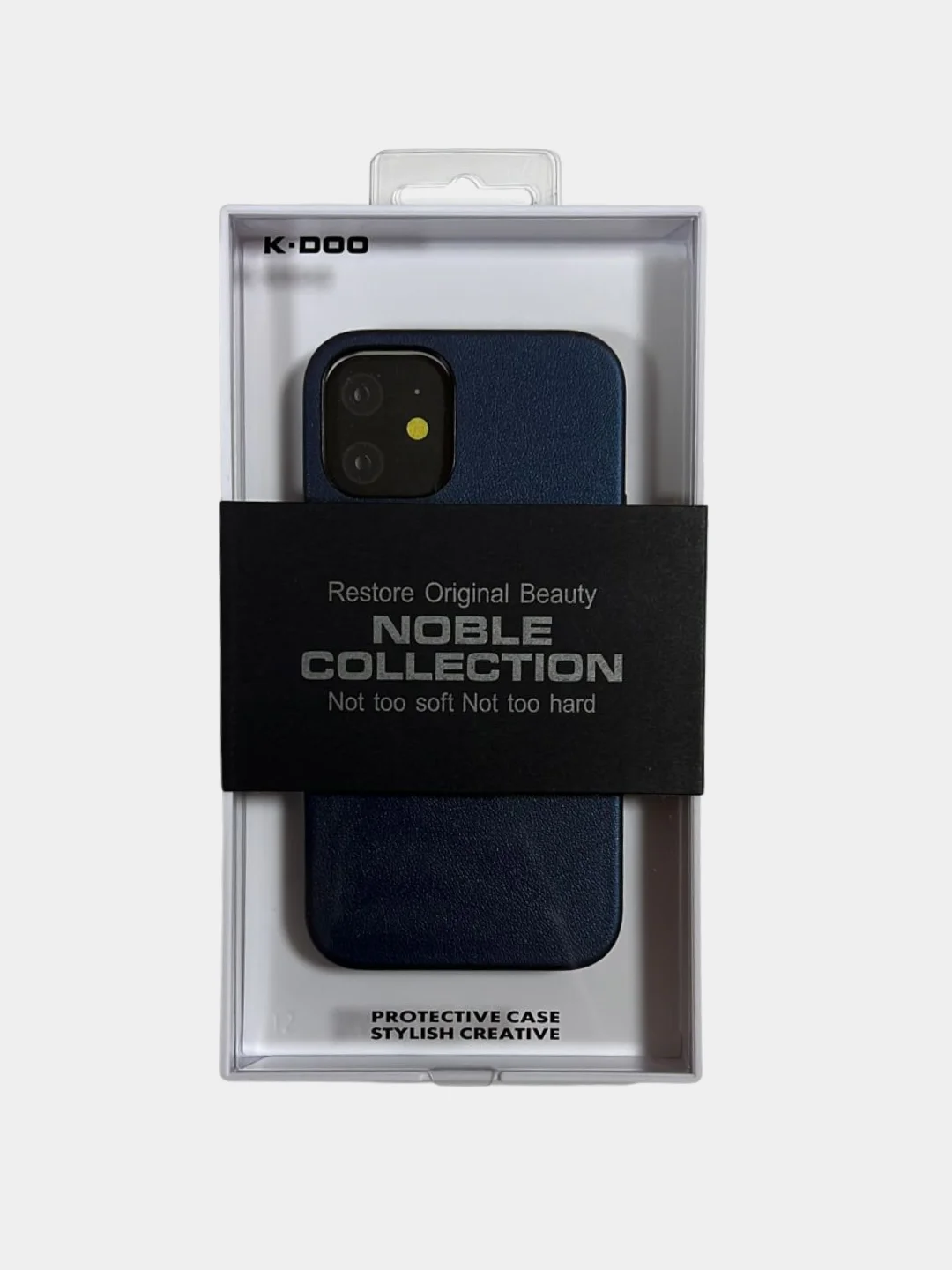 Темно-синий чехол K-Doo Noble Collection для iPhone 12 / 12 Pro , 12 Pro Max , 12 mini