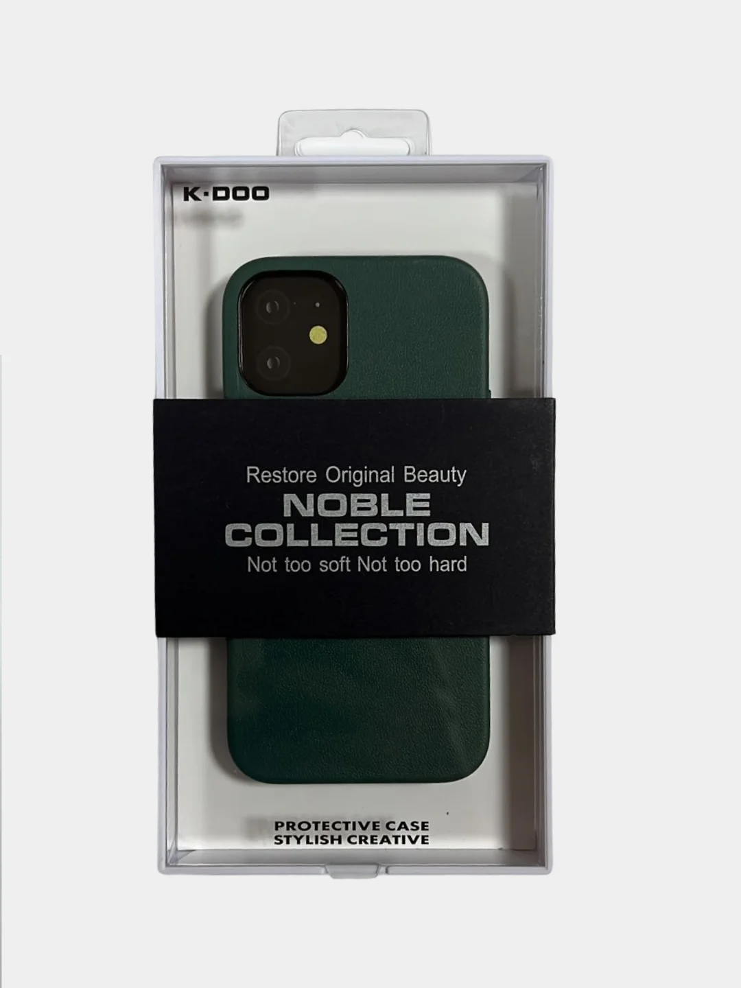 Зеленый чехол K-Doo Noble Collection для iPhone 12 / 12 Pro , 12 Pro Max , 12 mini