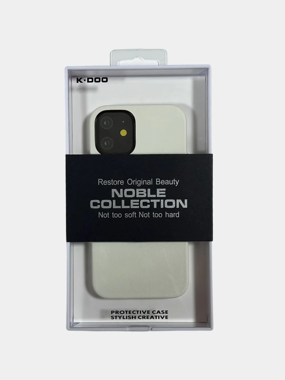 Белый чехол K-Doo Noble Collection для iPhone 12 / 12 Pro , 12 Pro Max , 12 mini