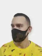 Алый маска новогодняя