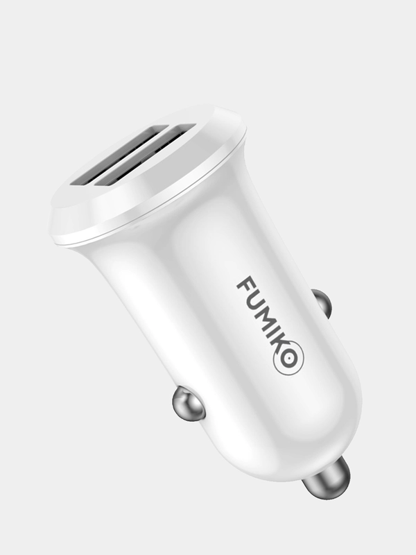 Автомобильная зарядка FUMIKO CC01, 2 USB, 2.4 A