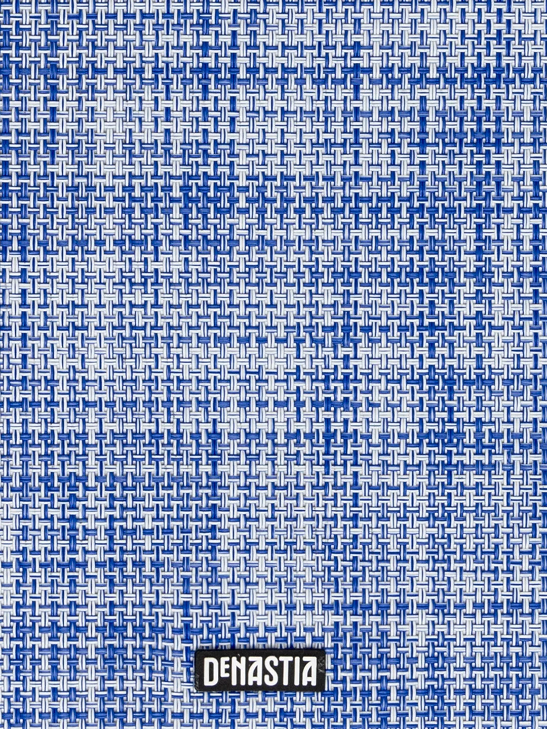 Набор салфеток DeNASTIA, овал, синий меланж, 45 x 32,5 см, 2 штуки