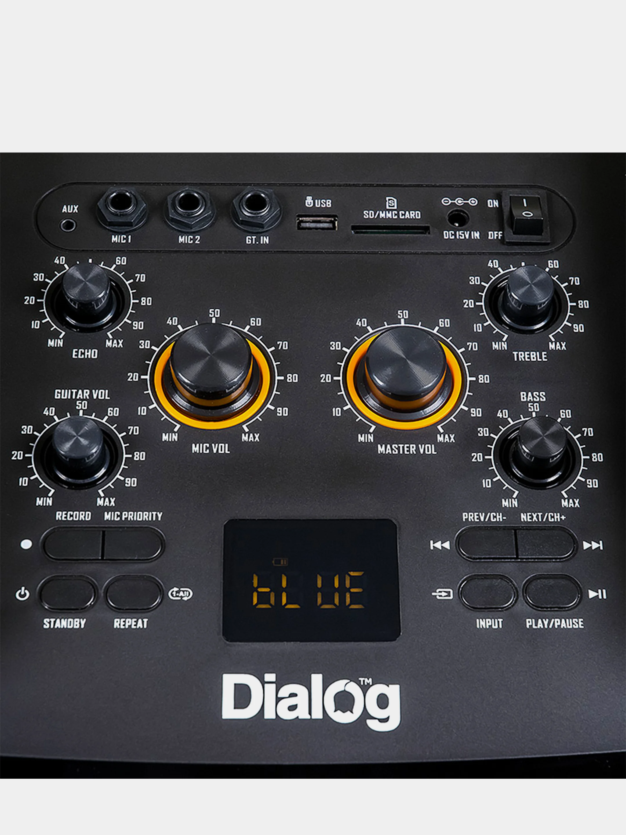 Bluetooth-колонка с подсветкой Dialog AO-220 Oscar, 100 Вт, (BT/USB/SD/AUX/FM)