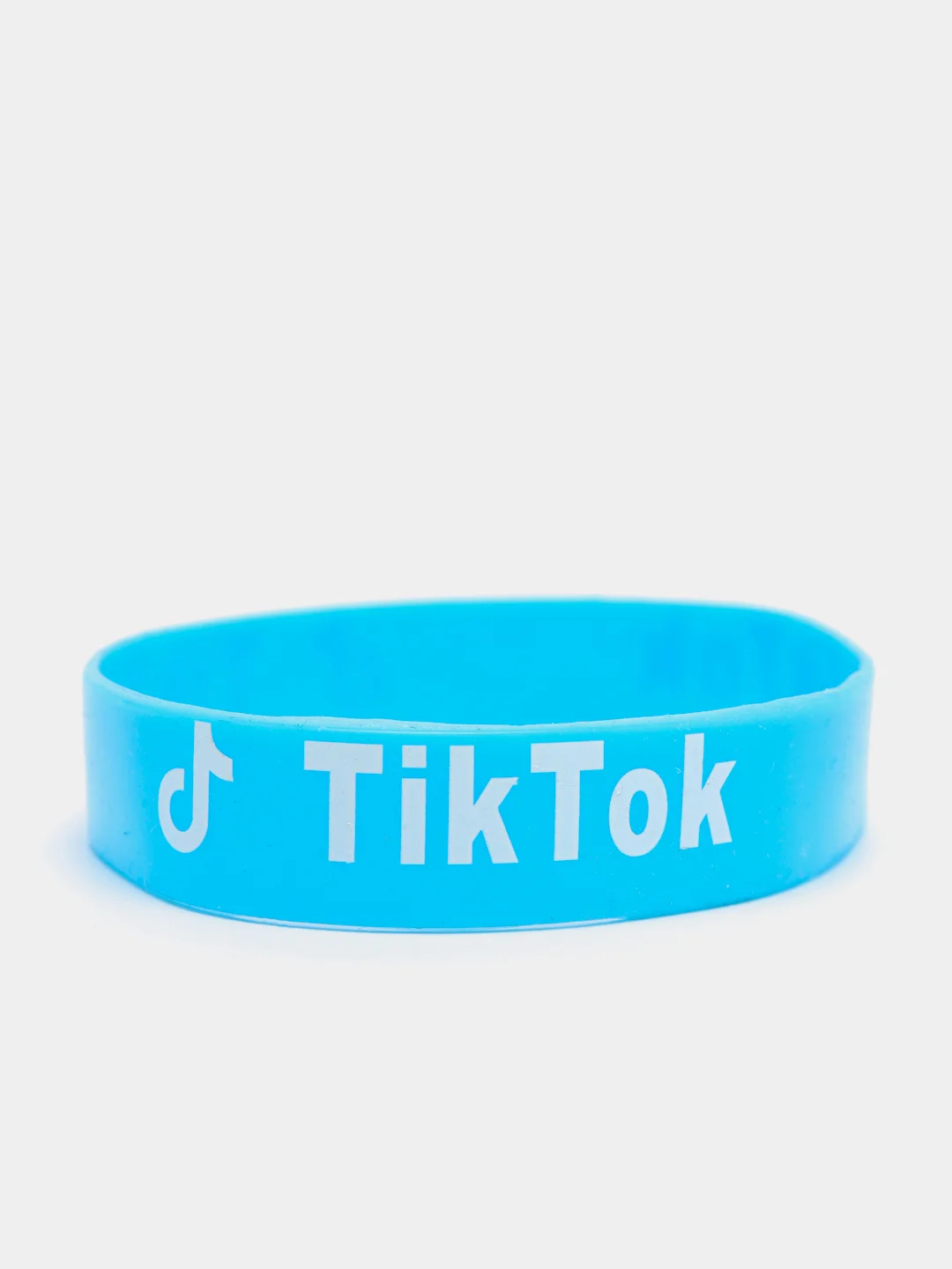 Голубой браслет Tik tok силиконовые разные цвета (Tiktok Тикток браслеты )