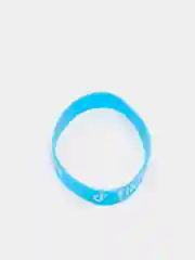 Голубой браслет Tik tok силиконовые разные цвета (Tiktok Тикток браслеты )