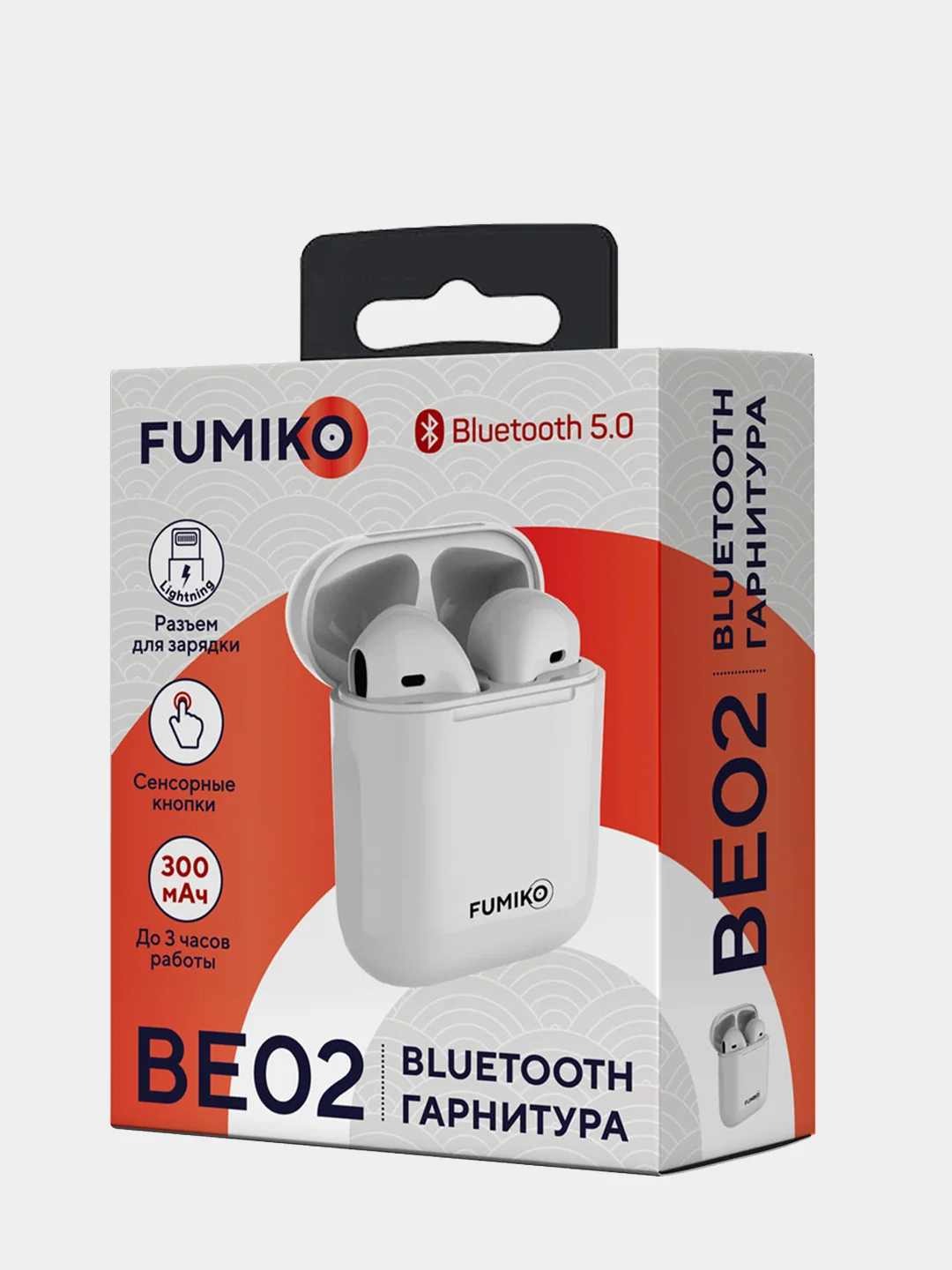 Беспроводные наушники TWS FUMIKO BE02, Touch-сенсор