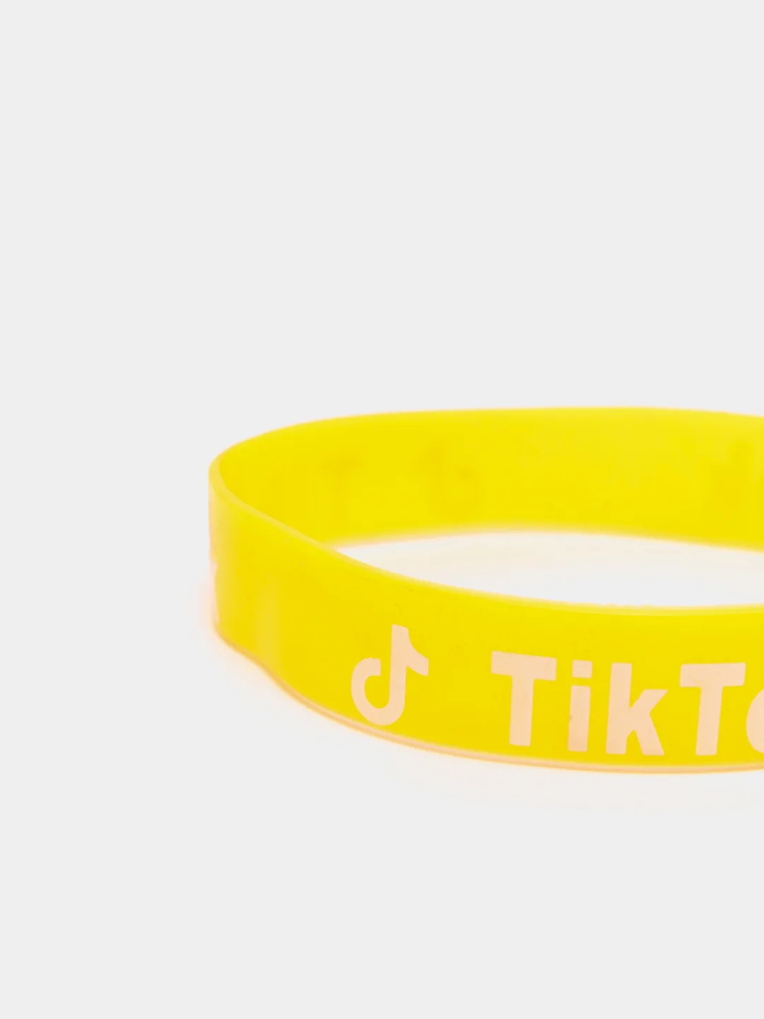 Оранжевый браслет Tik tok силиконовые разные цвета (Tiktok Тикток браслеты )
