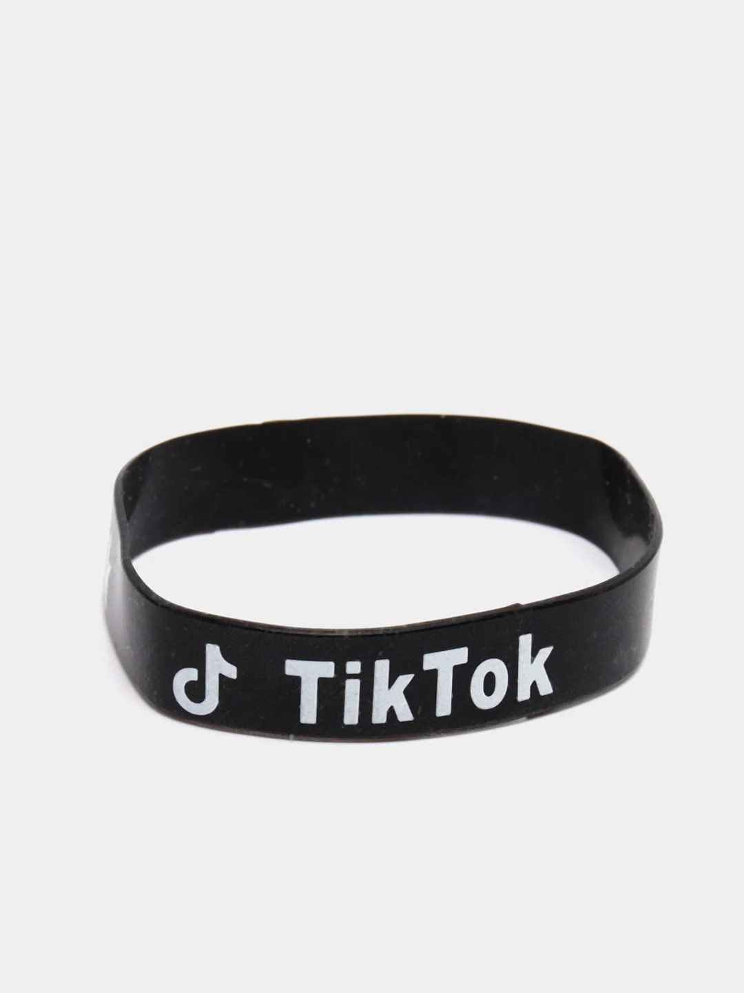 Черный браслет Tik tok силиконовые разные цвета (Tiktok Тикток браслеты )