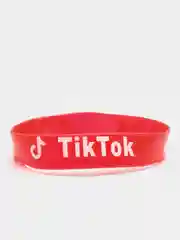 Красный браслет Tik tok силиконовые разные цвета (Tiktok Тикток браслеты )