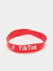 Красный браслет Tik tok силиконовые разные цвета (Tiktok Тикток браслеты )