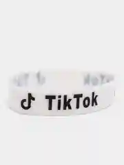 Синий браслет Tik tok силиконовые разные цвета (Tiktok Тикток браслеты )