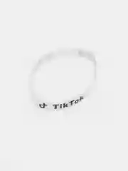 Синий браслет Tik tok силиконовые разные цвета (Tiktok Тикток браслеты )