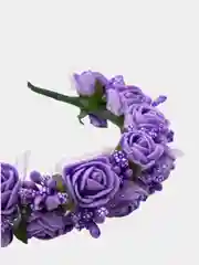 Фиолетовый ободок для волос