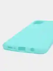 Бирюзовый чехол Samsung Galaxy A51 силиконовый матовый