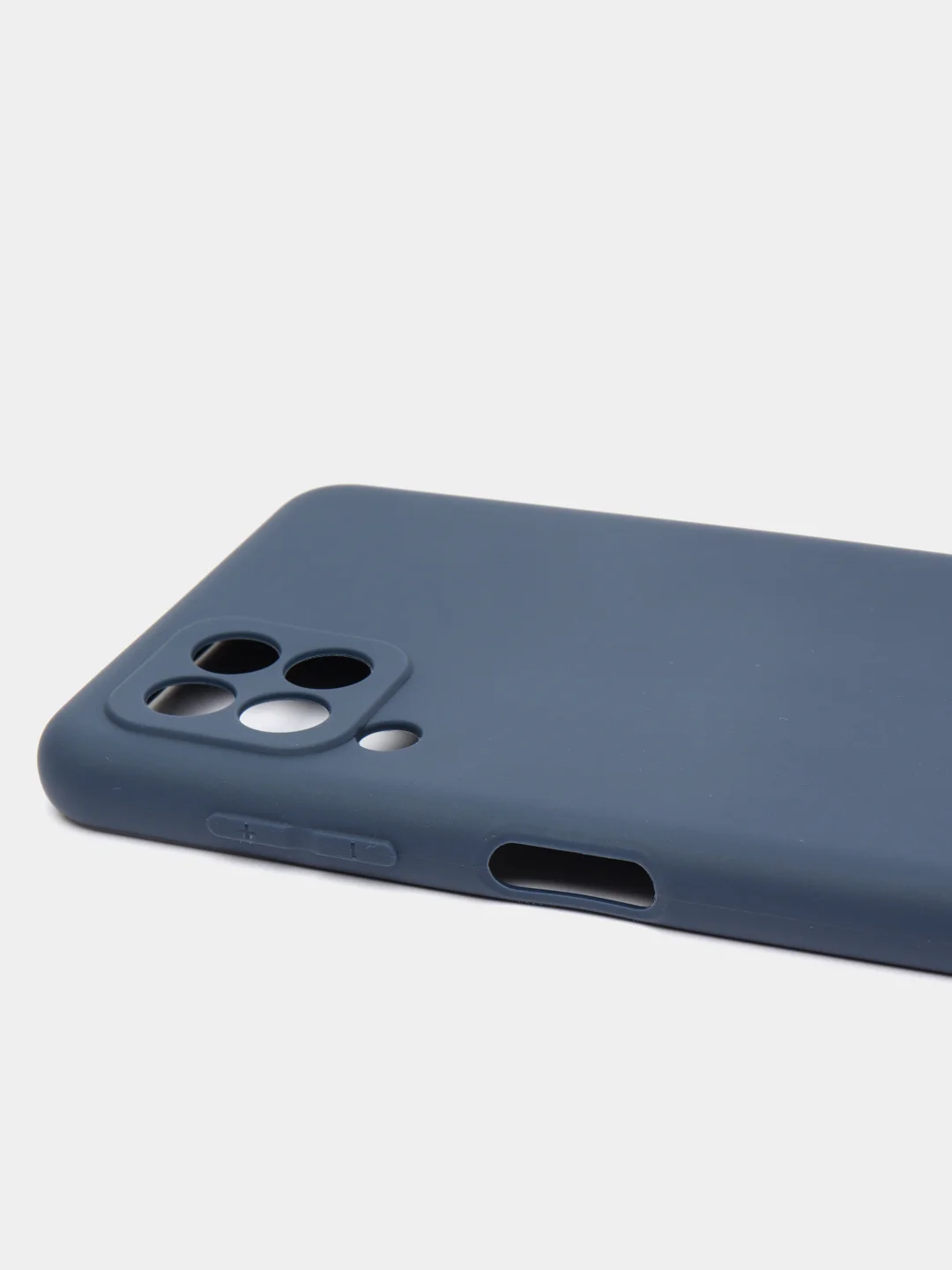 Темно-синий чехол силиконовый для Samsung Galaxy A22 / M32
