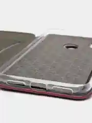 Багровый чехол-книжка Xiaomi Redmi 12, 12С,9C,9A,9,7,7A,8,8A,4X,10, Note 12, 9,9S,9Pro,8/8 Pro,7,8T