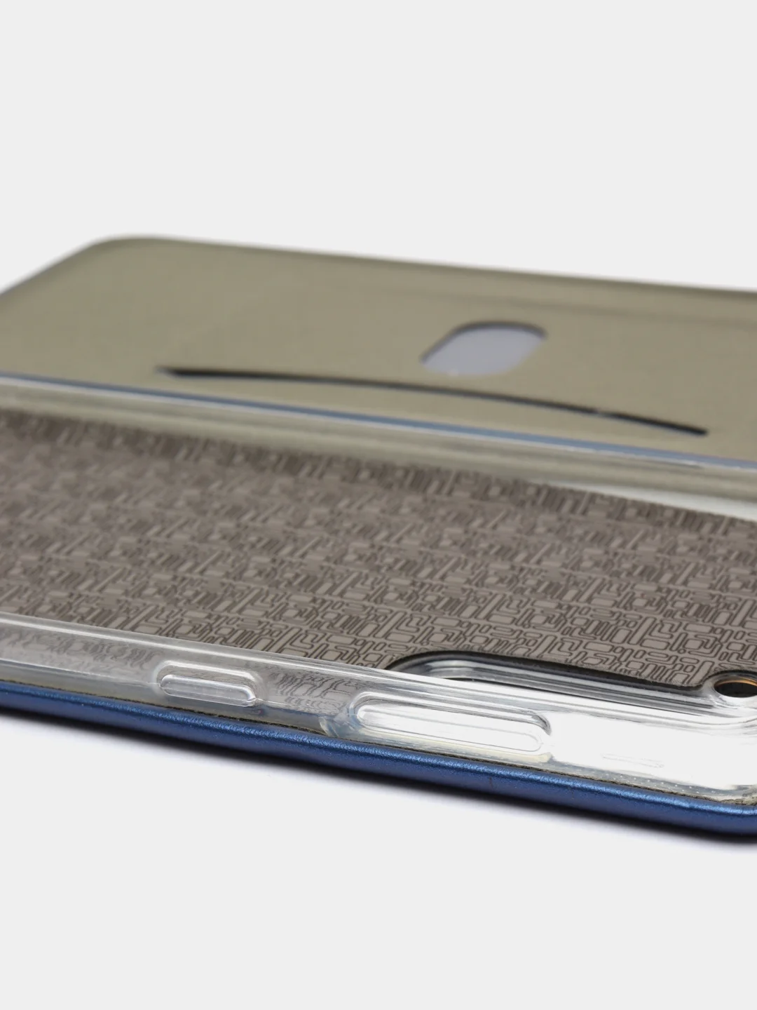 Темно-синий чехол-книжка для Samsung Galaxy S21+