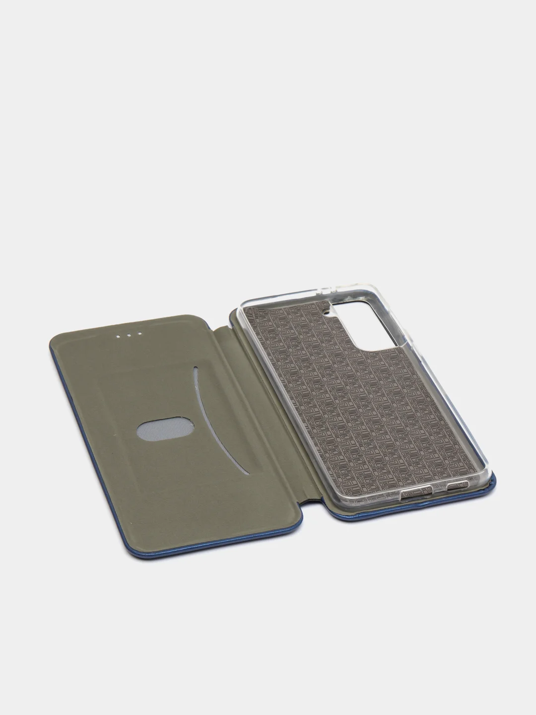 Темно-синий чехол-книжка для Samsung Galaxy S21+