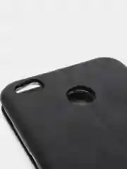 Черный чехол-книжка для Xiaomi Redmi 4X