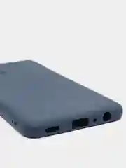 Темно-синий чехол силиконовый для Samsung Galaxy A22 / M32