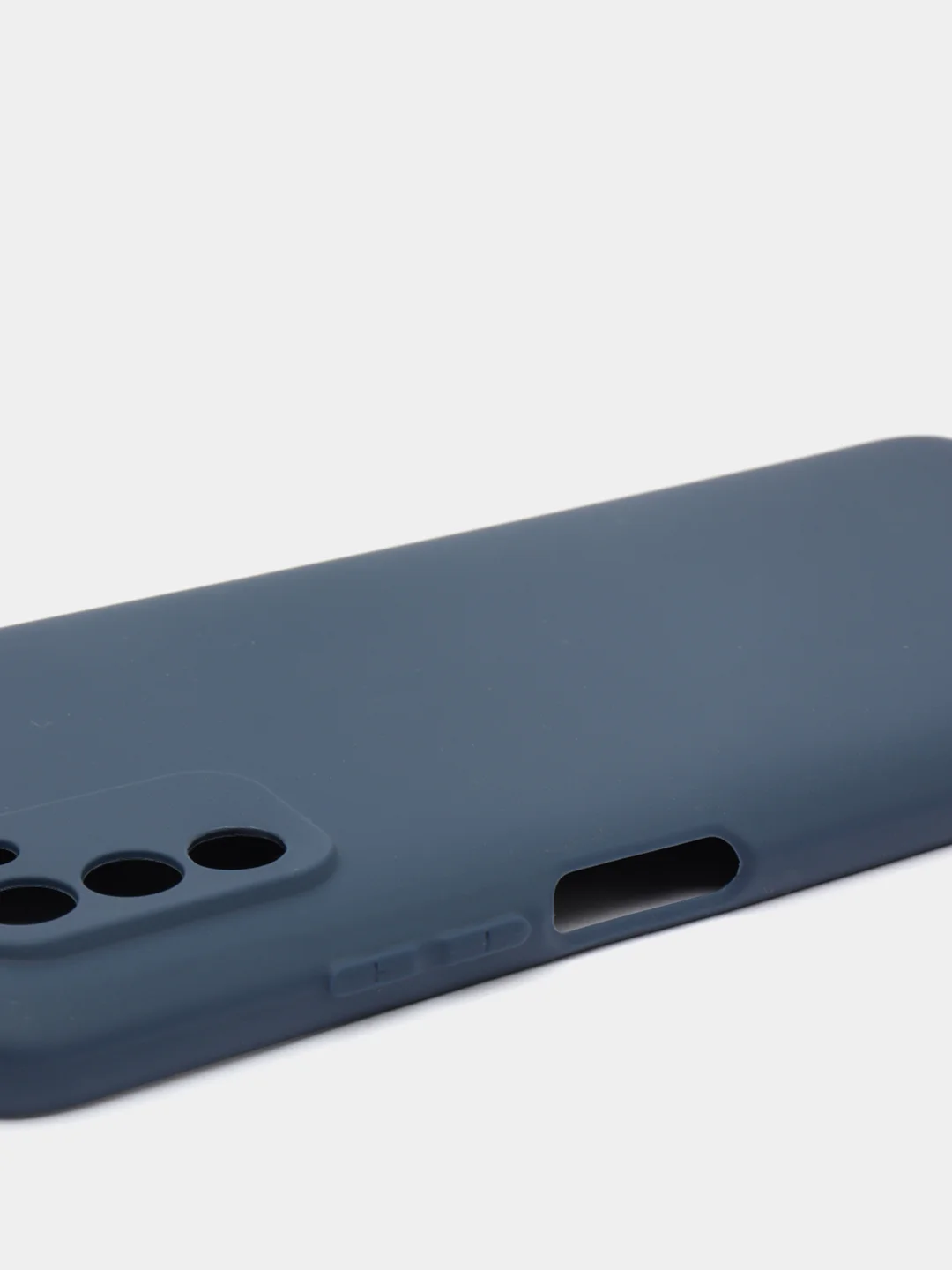 Темно-синий чехол Xiaomi Poco M3 силиконовый матовый