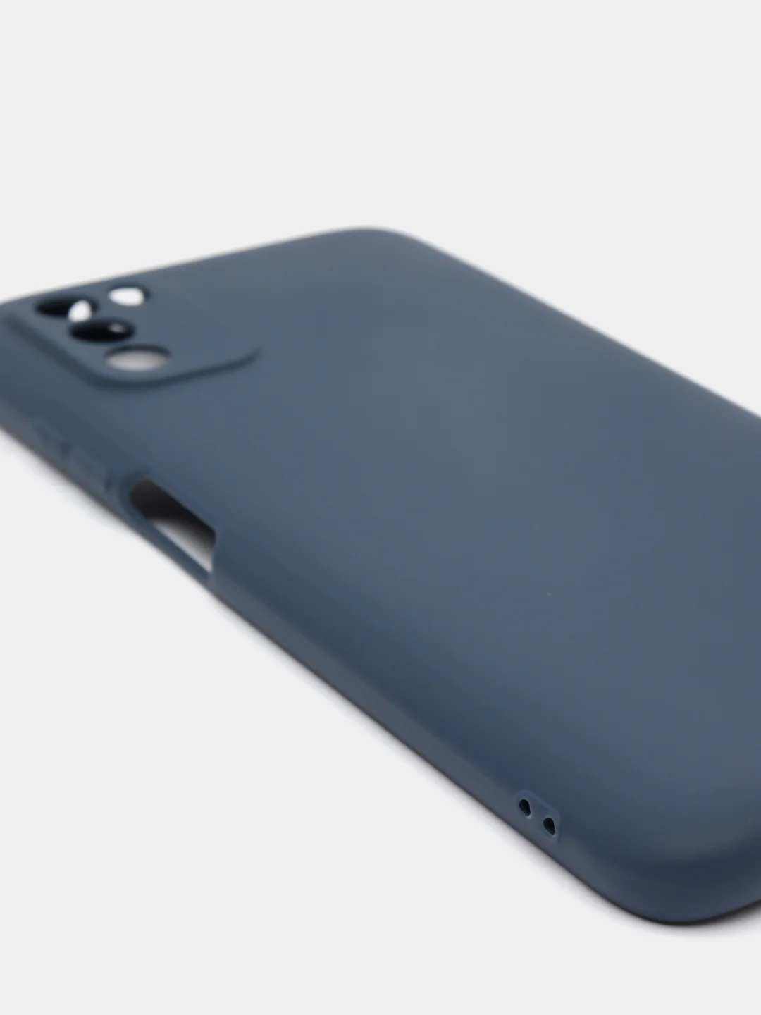 Темно-синий чехол Xiaomi Poco M3 силиконовый матовый
