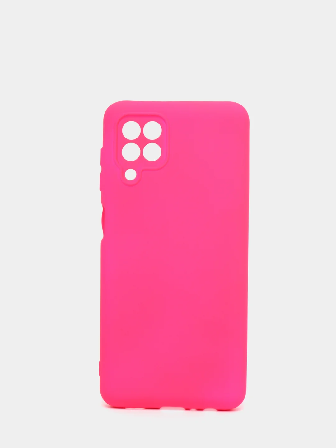 Фуксия чехол Silicone Cover для Samsung Galaxy A22, M32 силиконовый