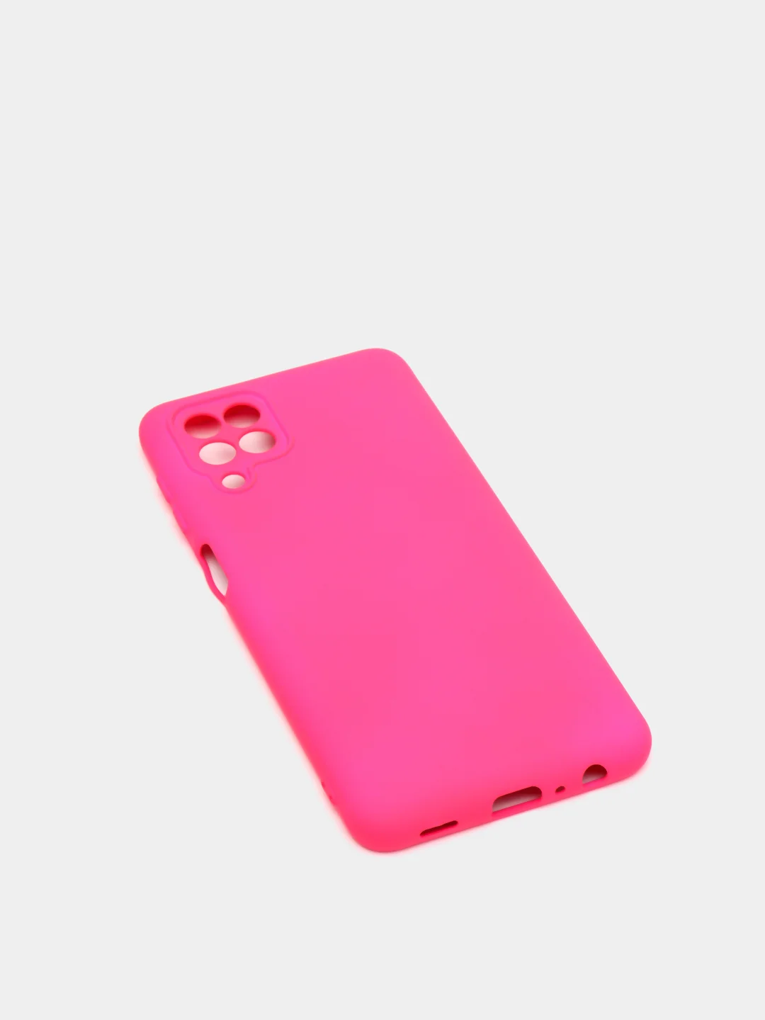 Фуксия чехол Silicone Cover для Samsung Galaxy A22, M32 силиконовый