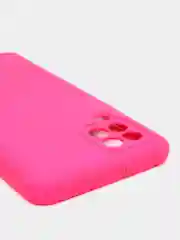 Фуксия чехол Silicone Cover для Samsung Galaxy A22, M32 силиконовый