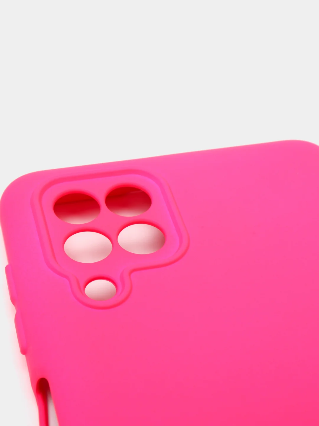 Фуксия чехол Silicone Cover для Samsung Galaxy A22, M32 силиконовый