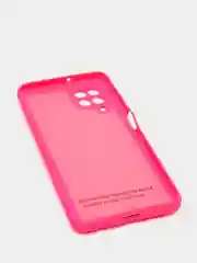 Фуксия чехол Silicone Cover для Samsung Galaxy A22, M32 силиконовый