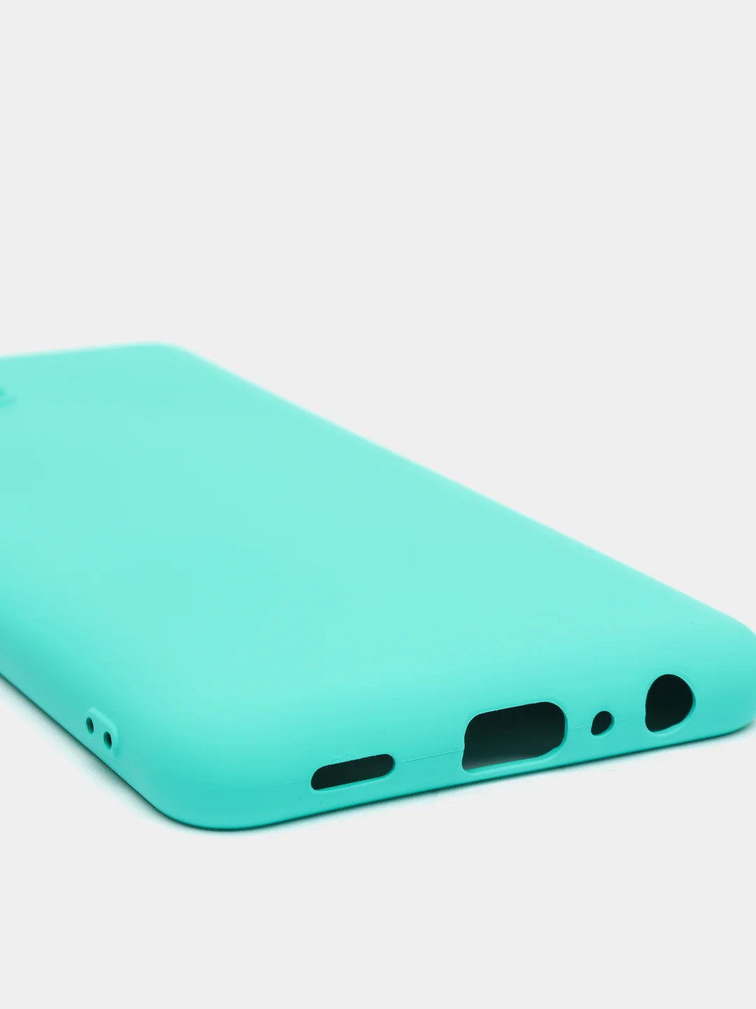 Бирюзовый чехол Silicone Cover для Samsung Galaxy A22, M32 силиконовый