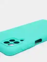 Бирюзовый чехол Silicone Cover для Samsung Galaxy A22, M32 силиконовый