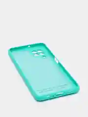 Бирюзовый чехол Silicone Cover для Samsung Galaxy A22, M32 силиконовый