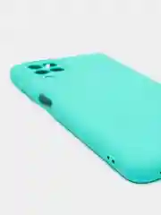 Бирюзовый чехол Silicone Cover для Samsung Galaxy A22, M32 силиконовый