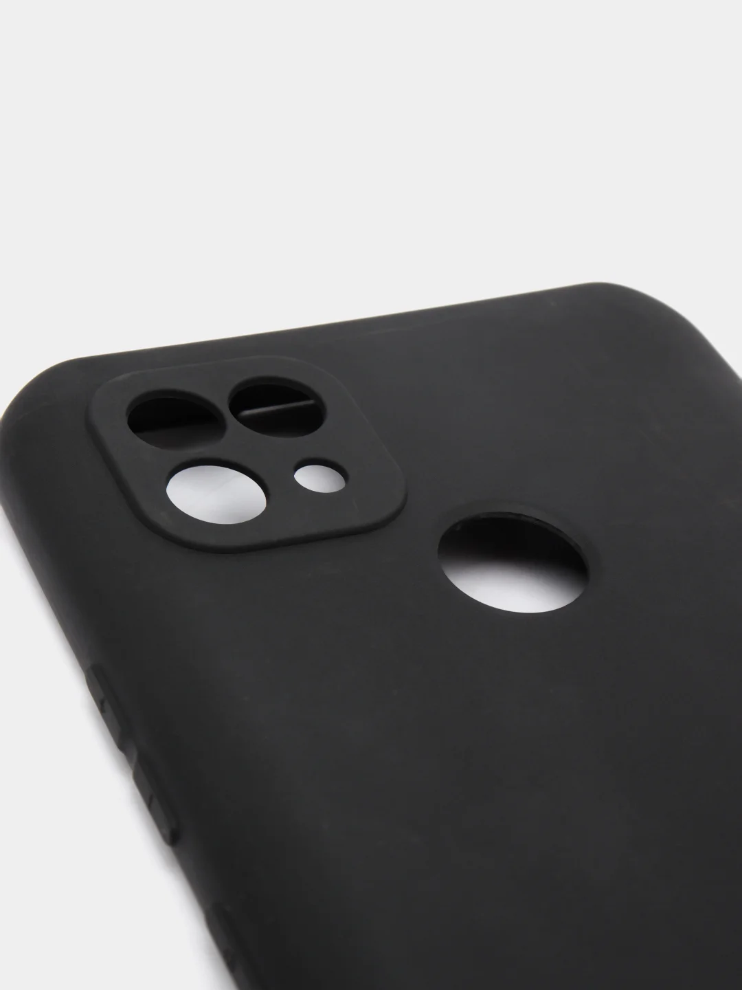 Черный чехол для Realme C21 силиконовый матовый