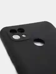 Черный чехол для Realme C21 силиконовый матовый