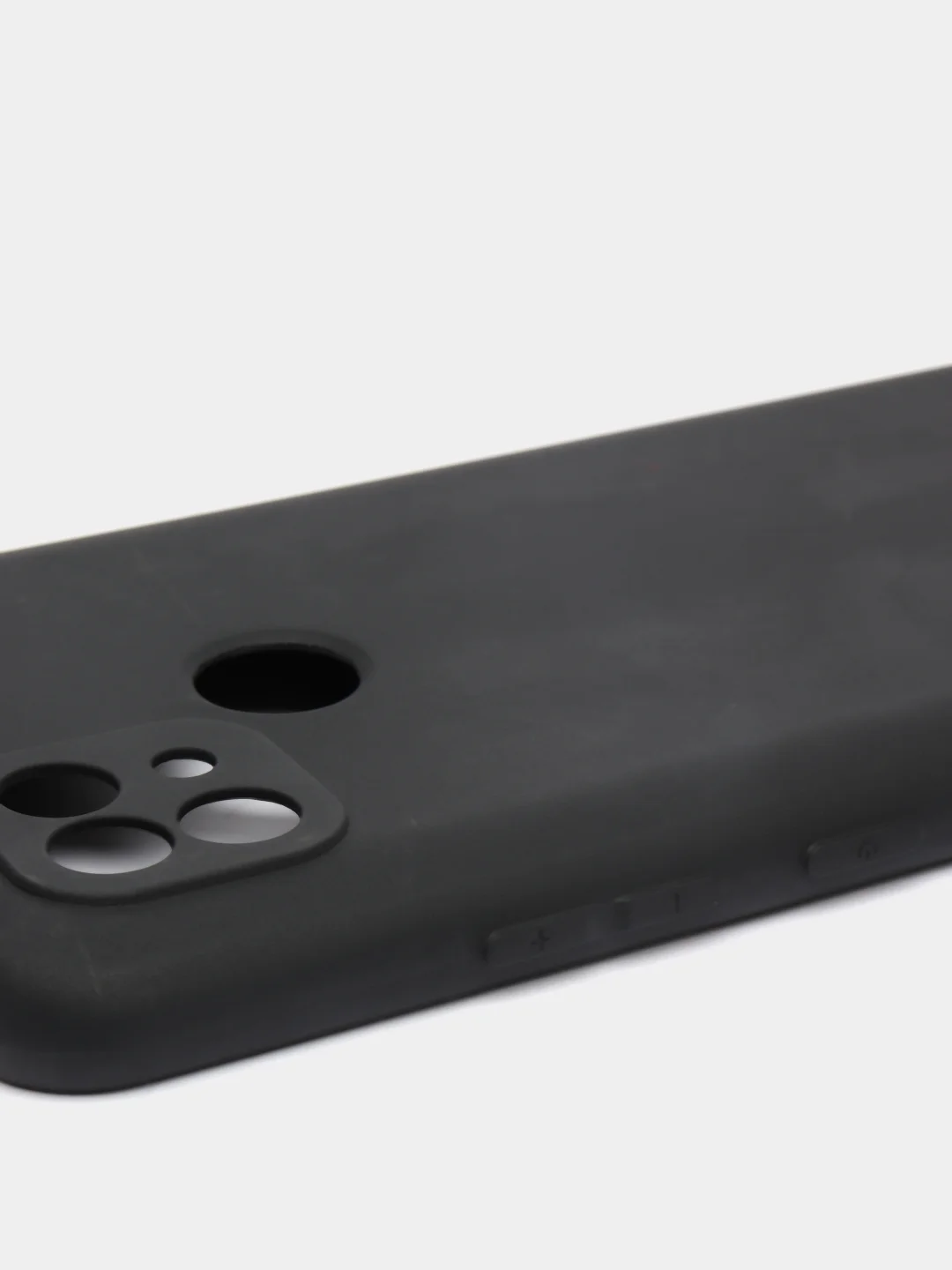 Черный чехол для Realme C21 силиконовый матовый