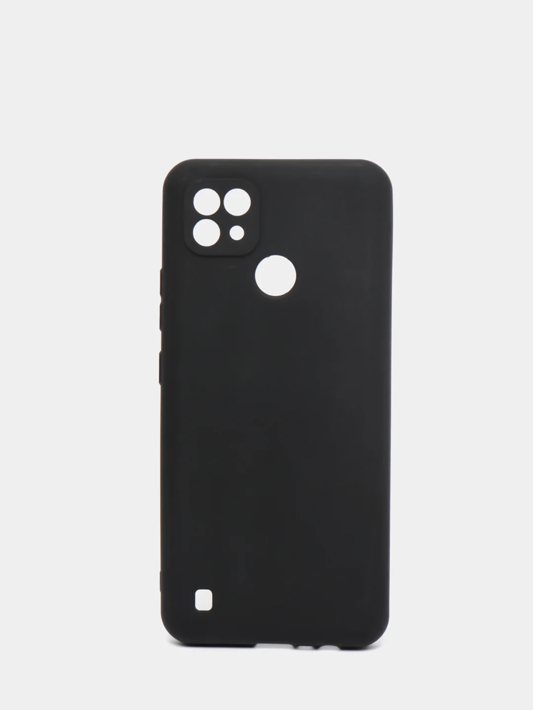 Черный чехол для Realme C21 силиконовый матовый
