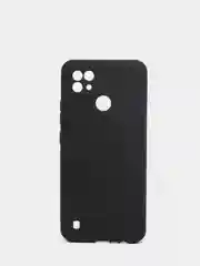 Черный чехол для Realme C21 силиконовый матовый