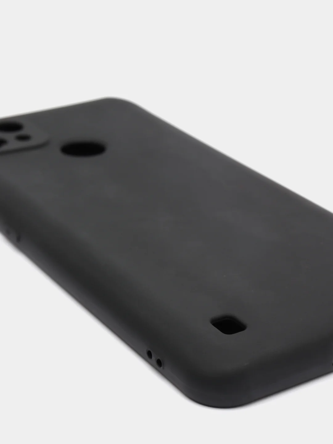 Черный чехол для Realme C21 силиконовый матовый