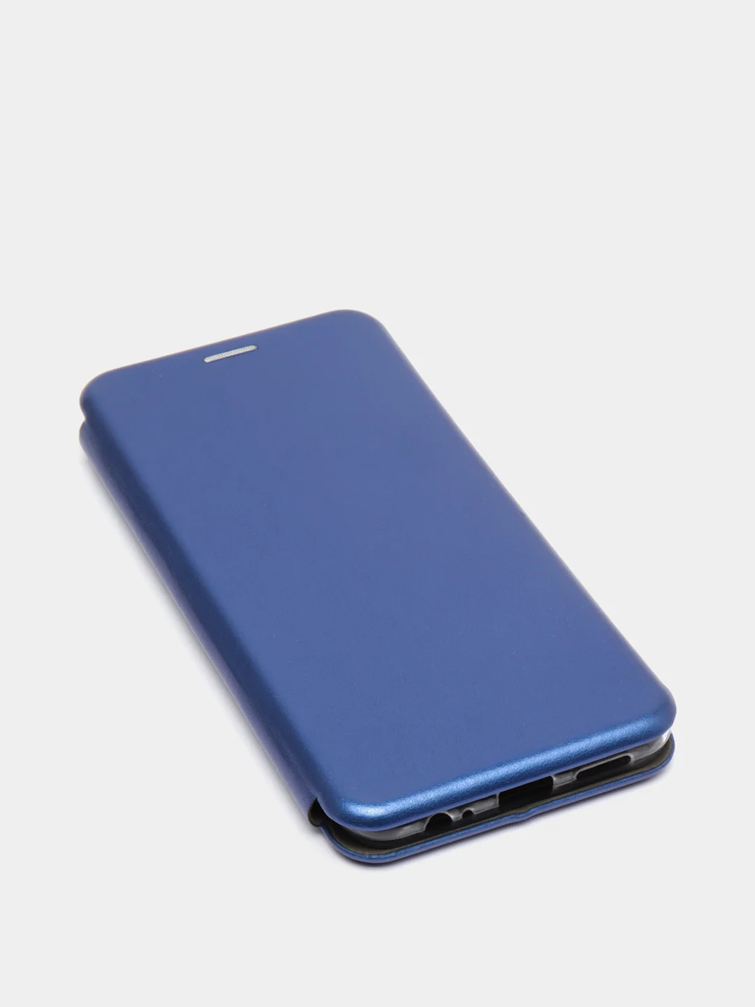 Темно-синий чехол-книжка для Xiaomi Redmi Note 10 с защитой камеры