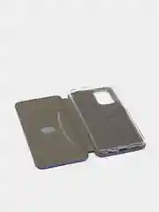 Темно-синий чехол-книжка для Xiaomi Redmi Note 10 с защитой камеры