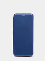 Темно-синий чехол-книжка для Xiaomi Redmi Note 10 с защитой камеры