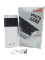 Белый внешний аккумулятор Power Bank Fantesi F34, с дисплеем и фонариком, 20000 mAh, белый
